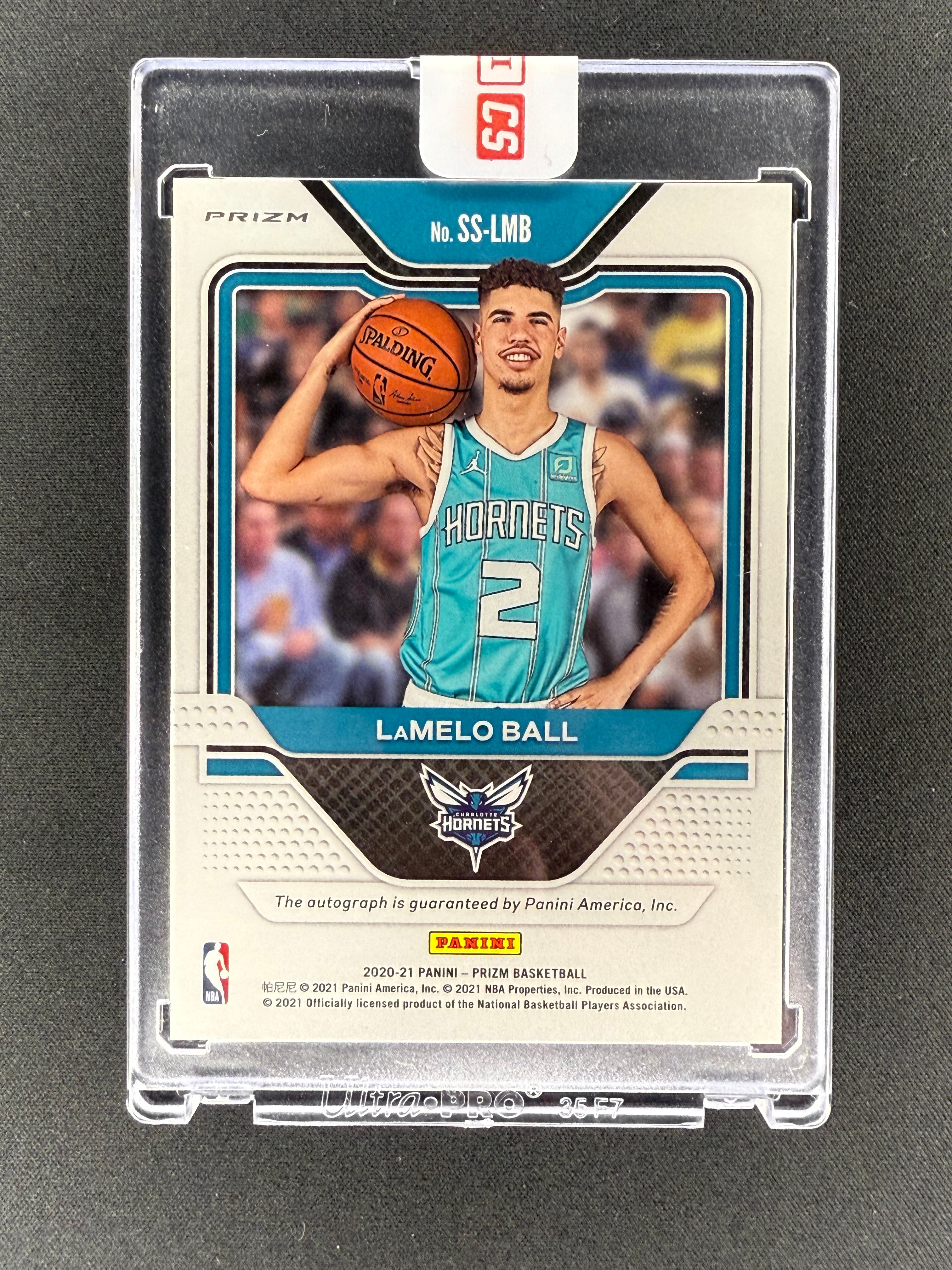 Lamelo Ball RC Auto 2020/21 Prizm Choice Sensational