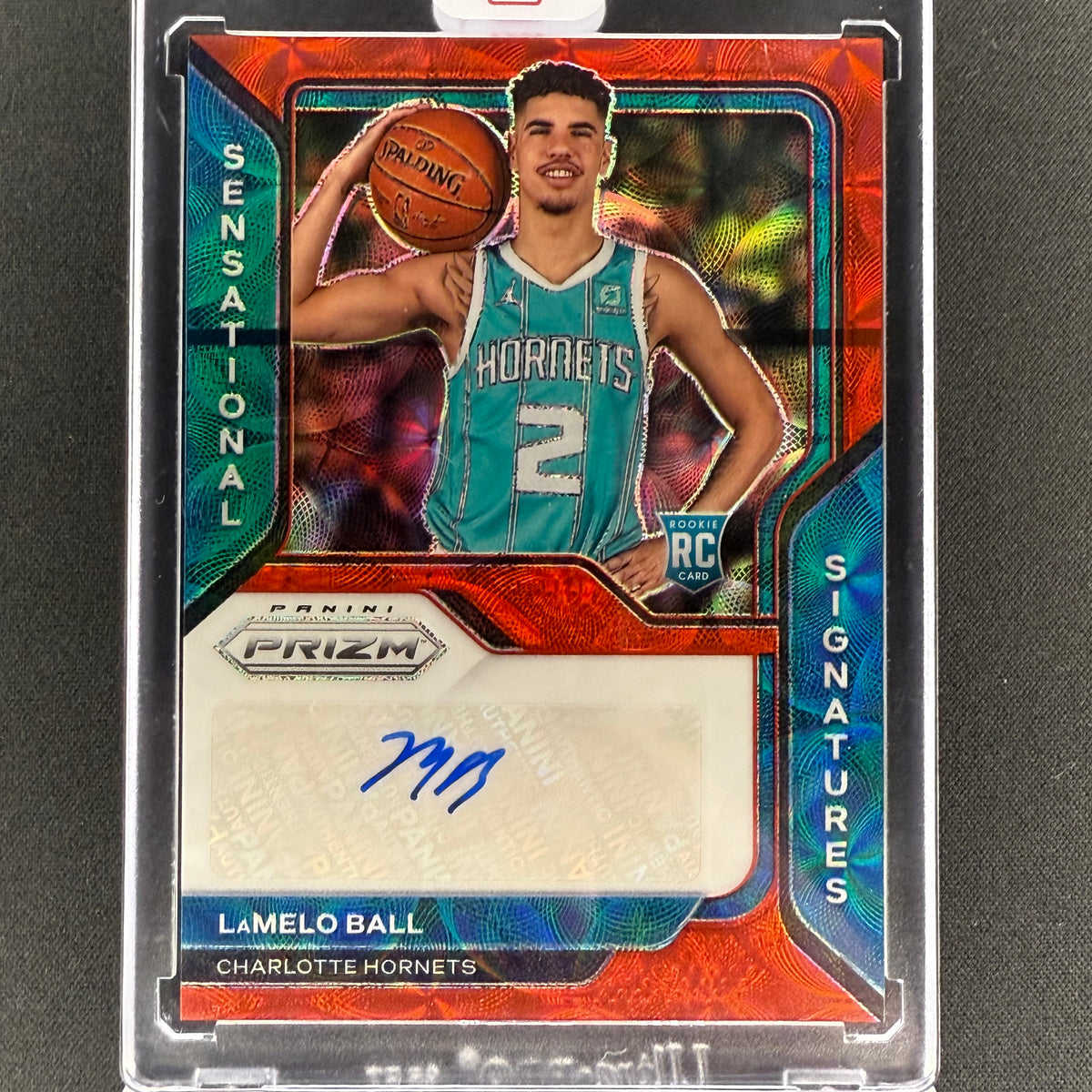 Lamelo Ball RC Auto 2020/21 Prizm Choice Sensational Signatures 