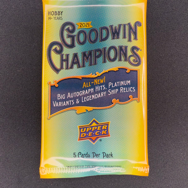 2021 Upper Deck Goodwin Champions Hobby Pack – culture-n-cards