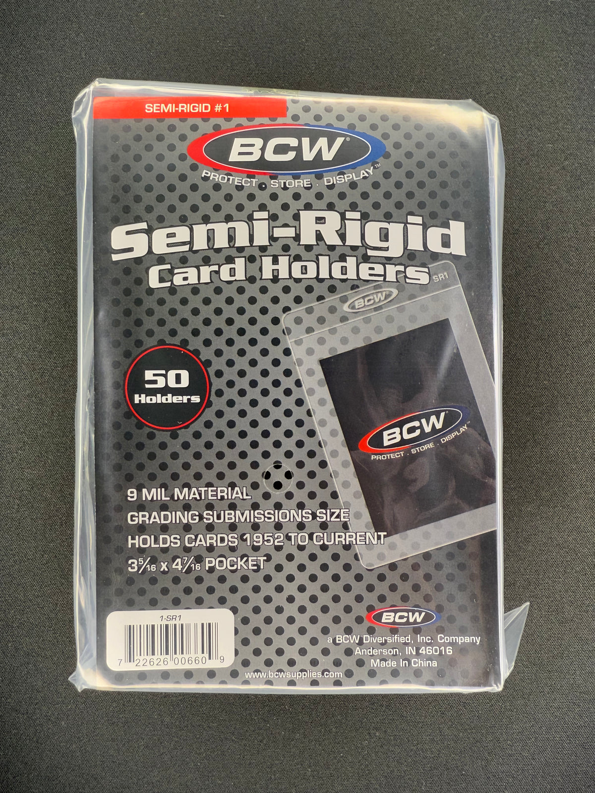 BCW Semi-Rigid Card Holders (Pack Of 50) + 100 Ultra Pro Penny Sleeves - For Graded Cards BCW Sports Trading Card Card Holders For Standard BCW Semi-Rigid Card Holders (Pack Of 50) + 100 Ultra Pro Penny Sleeves - For Graded Cards BCW Sports Trading Card Card Holders For Standard