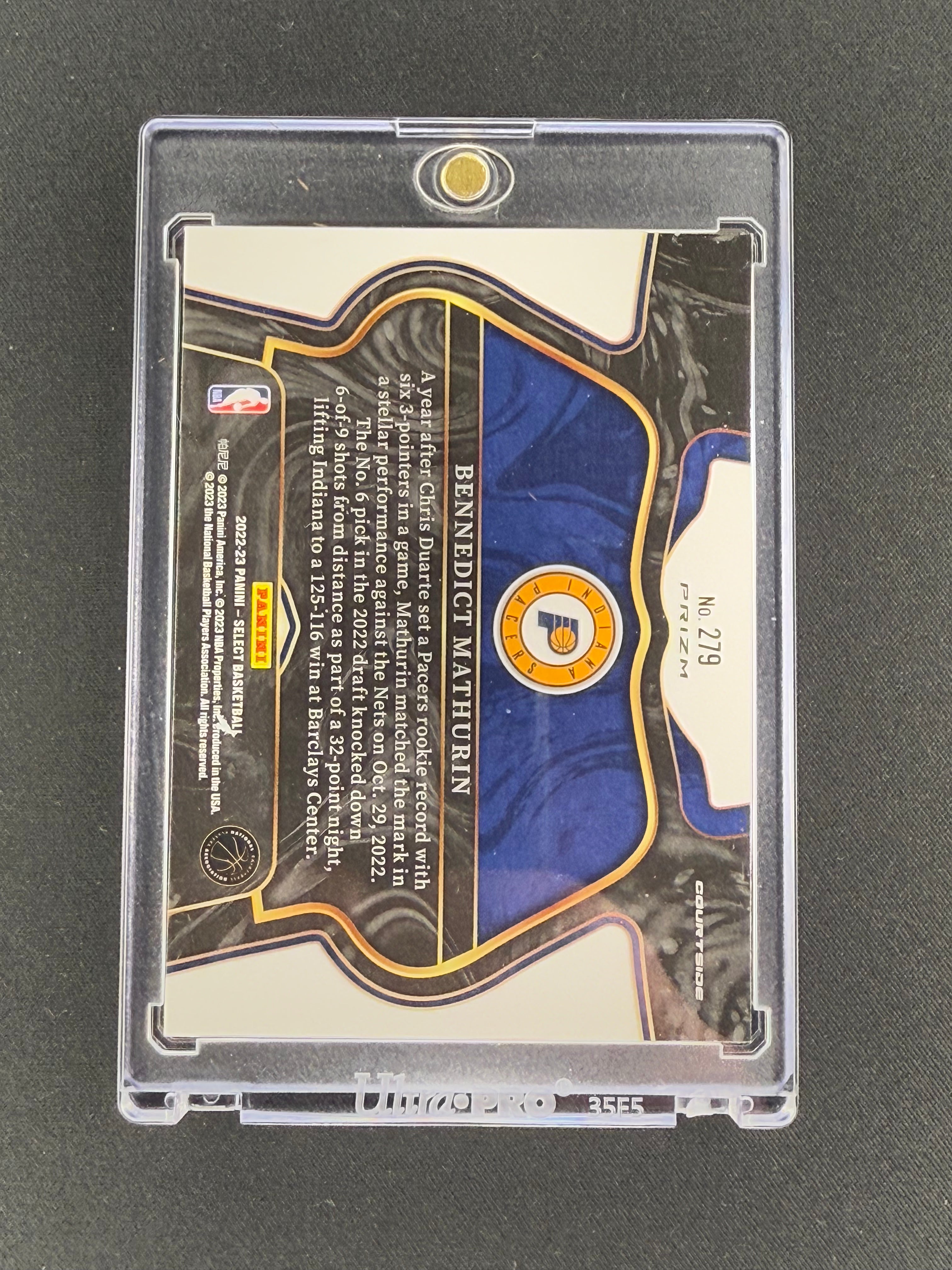 Bennedict Mathurin RC Courtside Blue Cracked Ice Select 2022/23