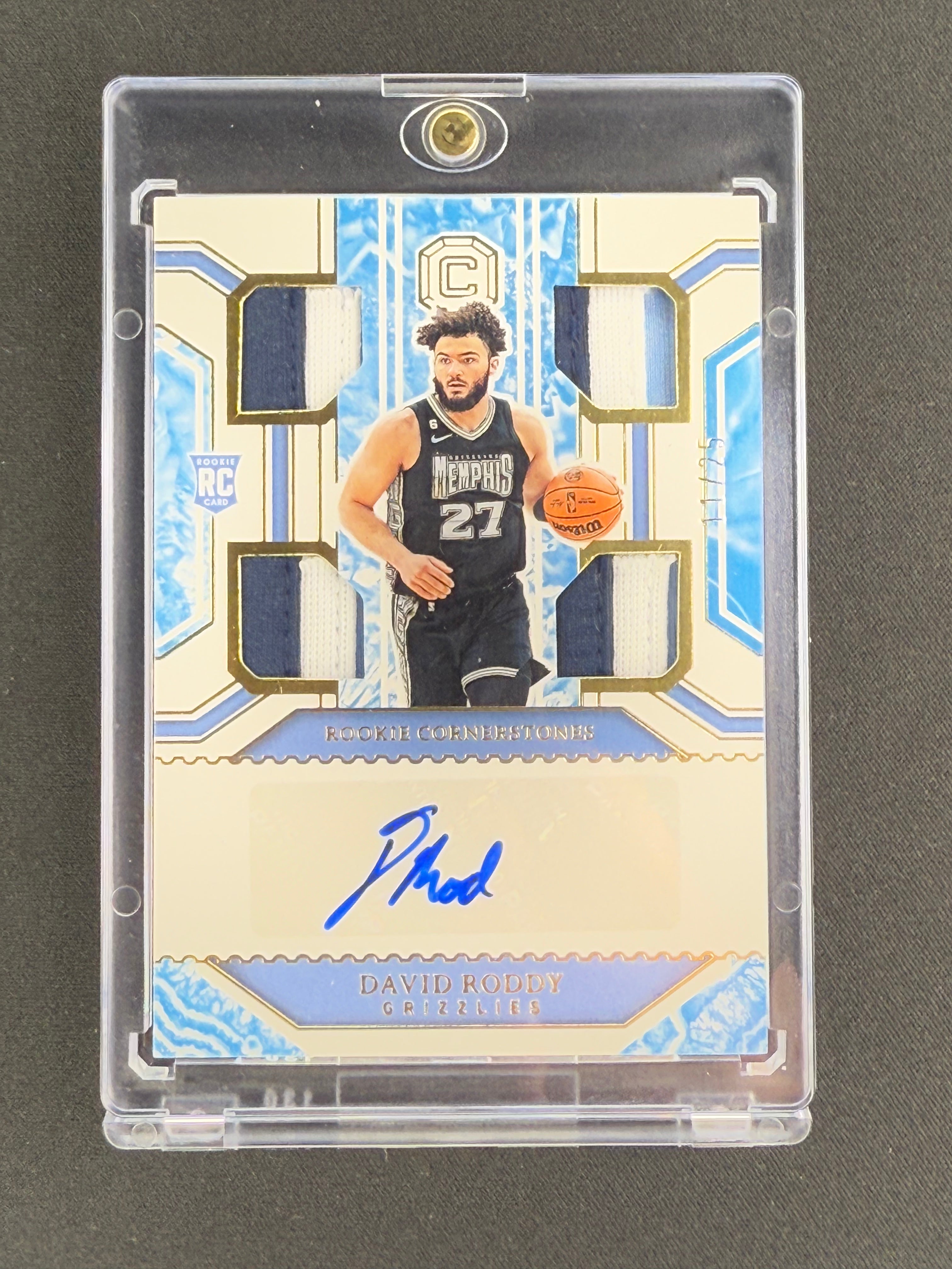 David Roddy Patch Auto 11/25 Chronicles Cornerstones 2022/23