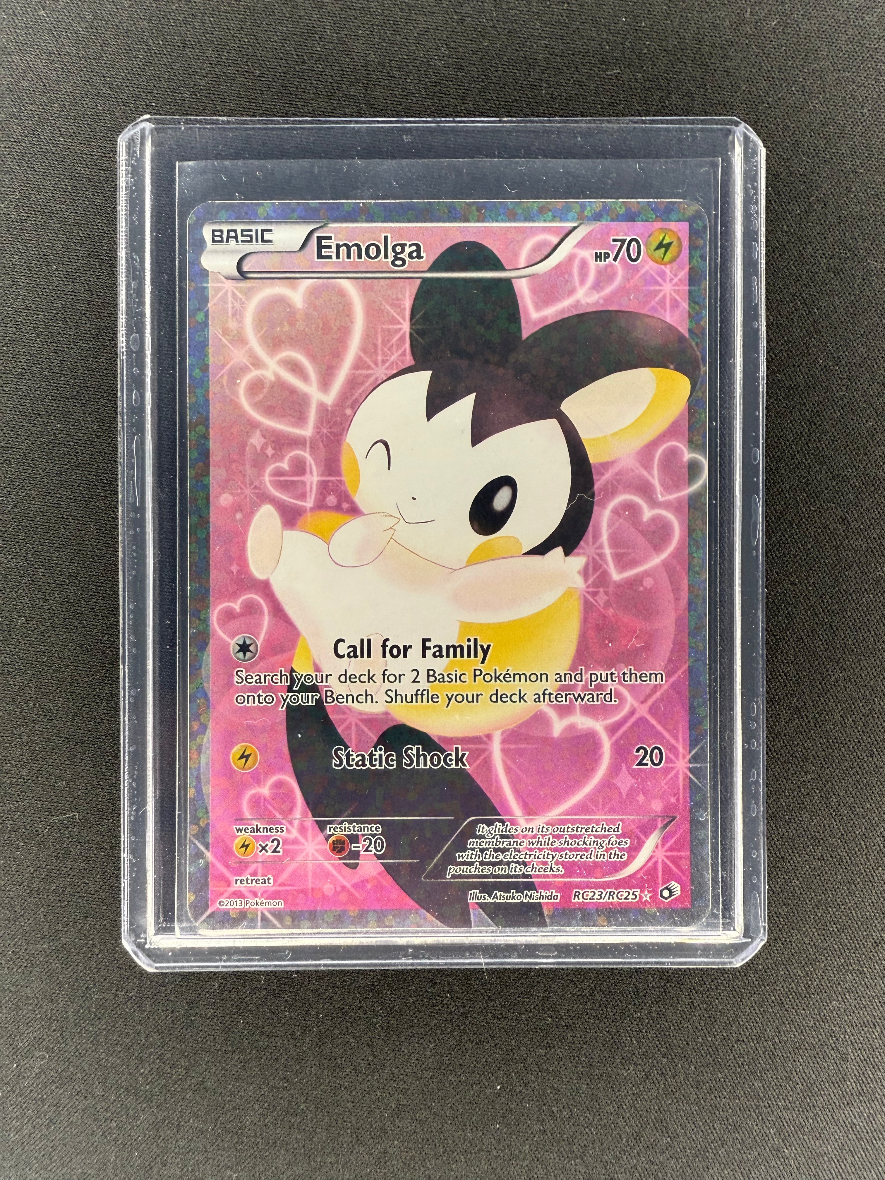 Emolga Full Art RC23/RC25 Legendary Treasures Radiant Collection Holo