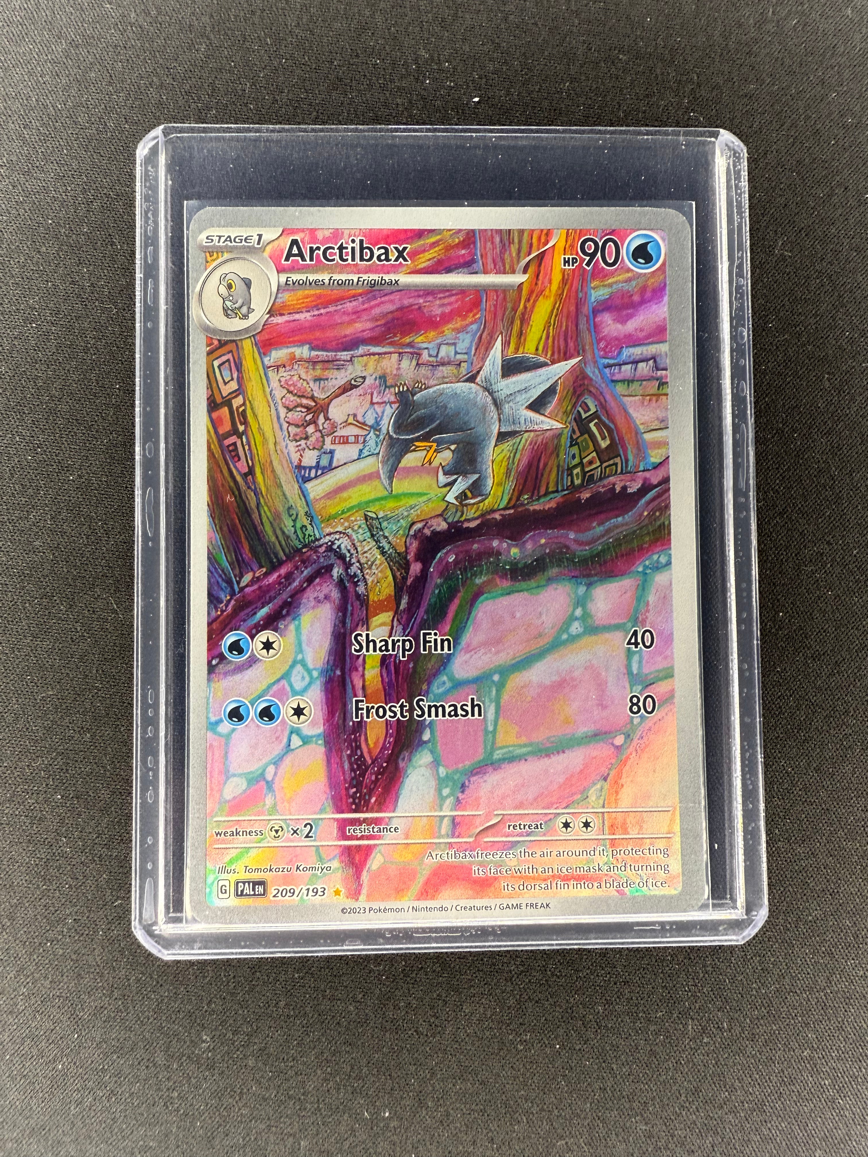Arctibax Paldea Evolved Illustration Rare Pokémon TCG Card 209/193