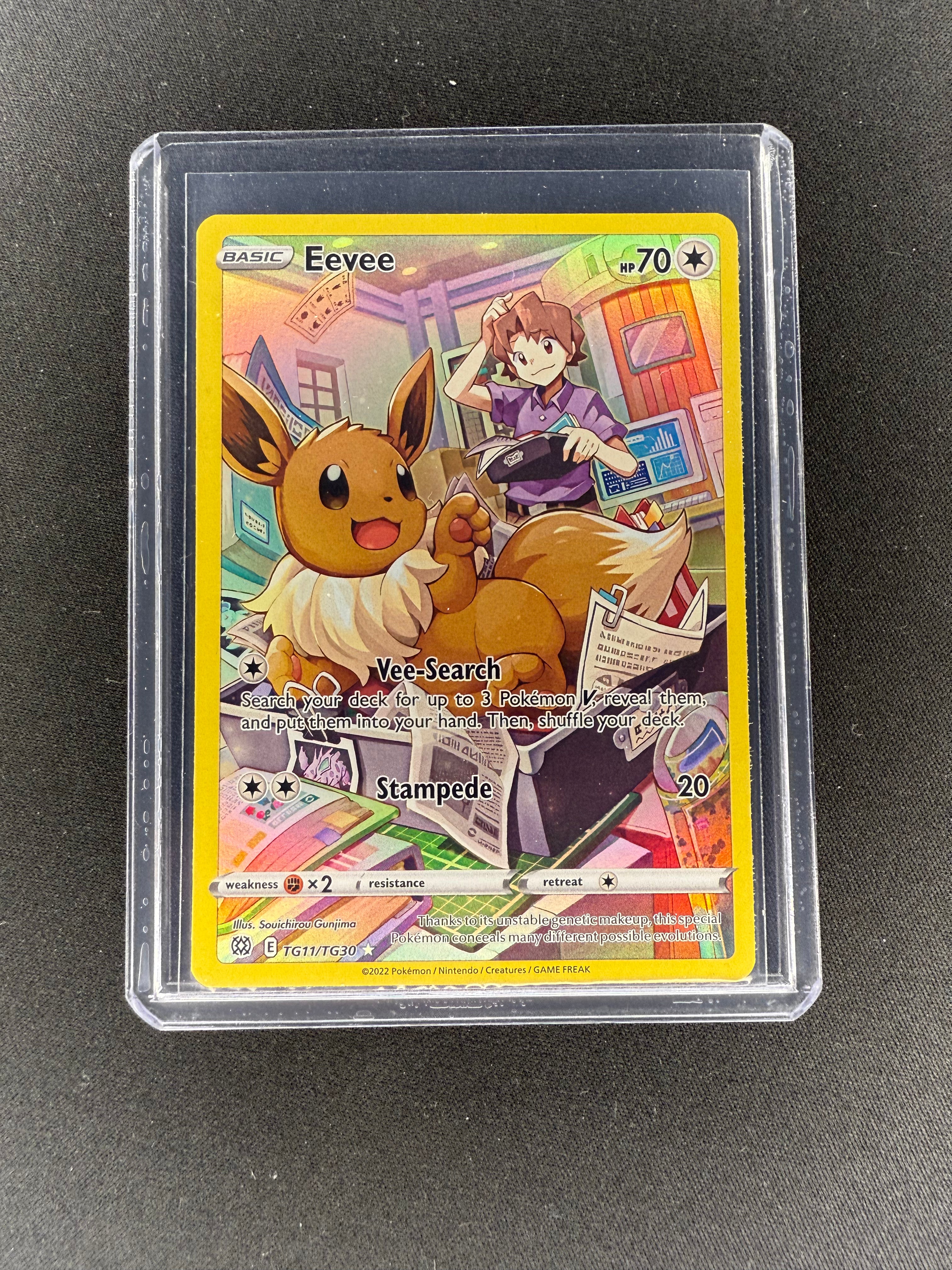 Pokemon Eevee Brilliant Stars Full Art Trainer Gallery TG11/TG30