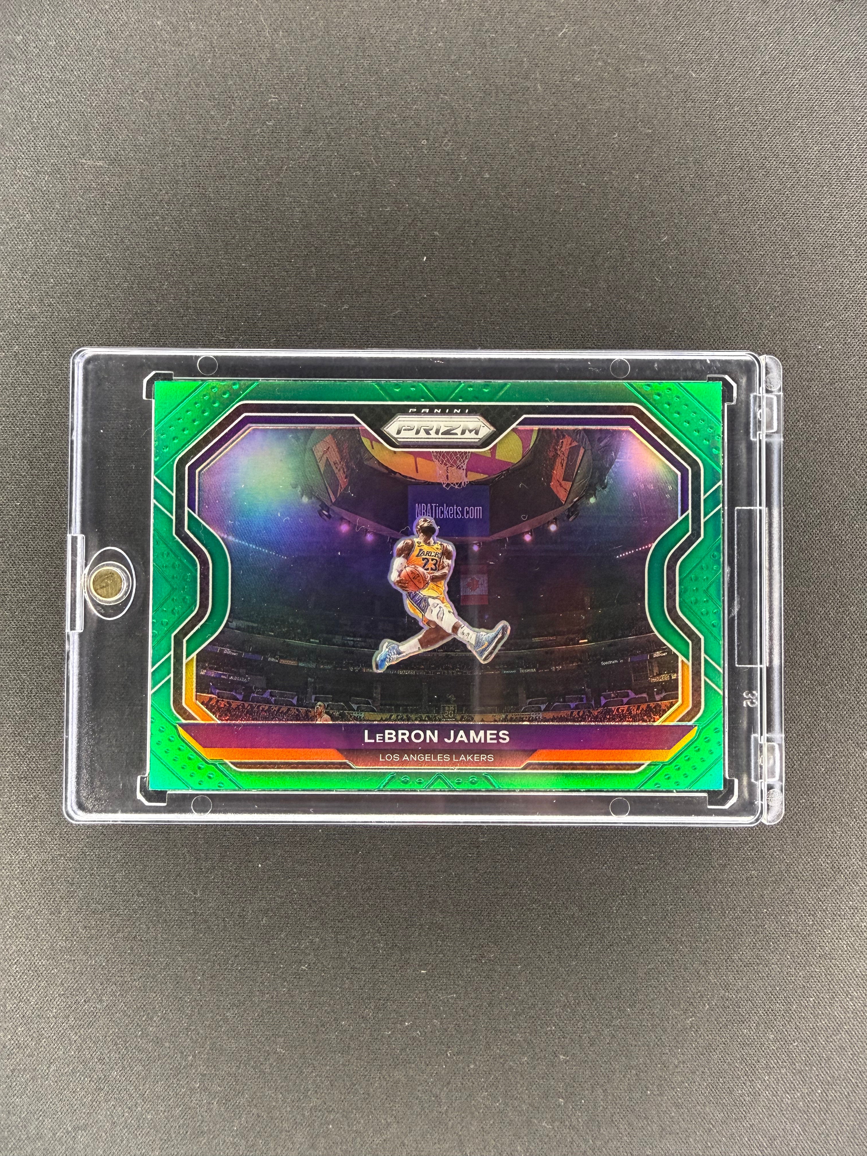 Lebron James Kobe Tribute Dunk 2020-21 Panini Prizm Basketball