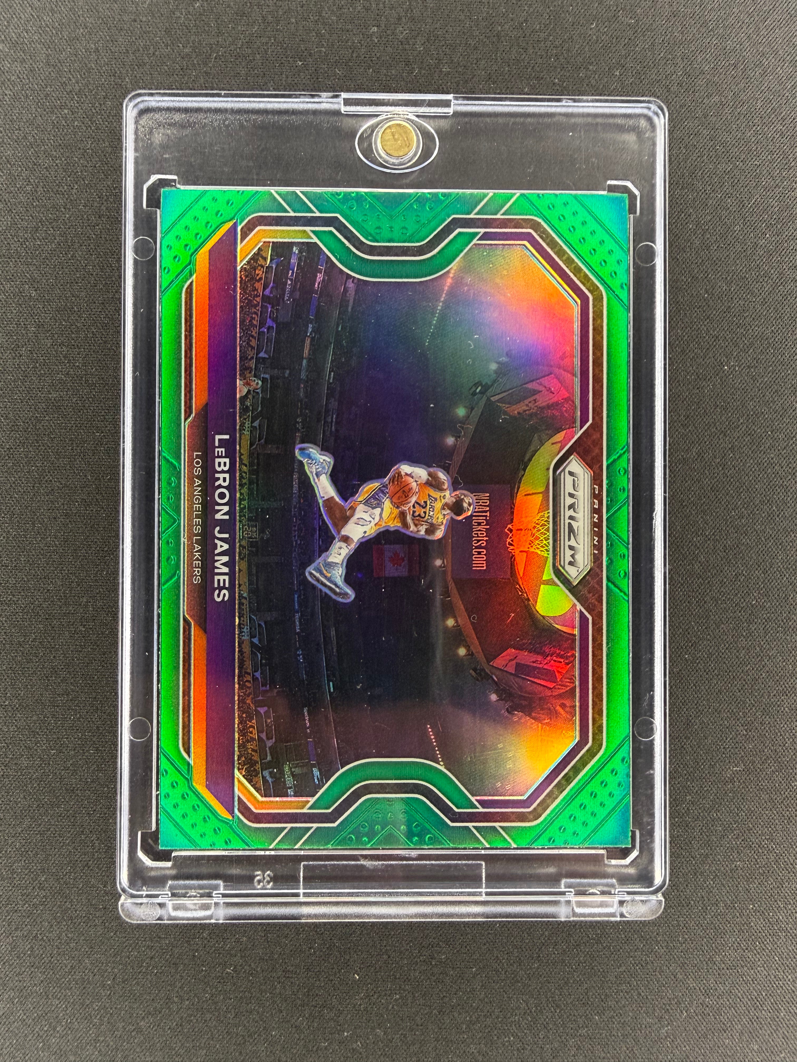 Lebron James Kobe Tribute Dunk 2020-21 Panini Prizm Basketball